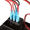 LTC-Marine-Carling-Boat-20A12V-RV-Voltmeter-LED-Dual-Battery-Test-Panel-Rocker-Switch-ON-OFF