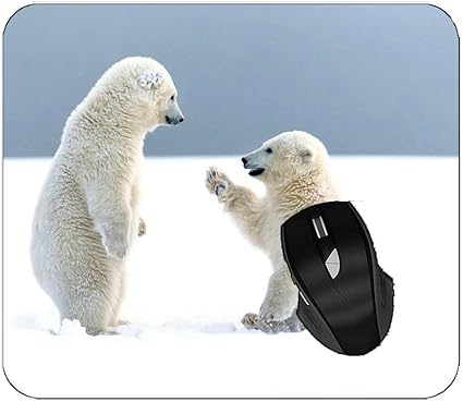 Amazon マウスパッド動物ホッキョクグマかわいいクマ滑り止めラバーマウスパッド Yendosteen マウスパッド 通販