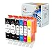 Starink PGI-270XL CLI-271XL PGI270 CLI271 XL Ink Cartridge Replacement for Canon PIXMA MG7720 MG6820 MG6821 MG6822 MG5720 MG5722 MG5721 Inkjet Printer (1Set +1 BK)