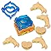 Netany 18pcs Sandwich Cutter/Crust Cutters/Bread Cutter Shapes - Come with 8 mini Vegetable Cutters