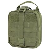 WOLF TACTICAL Rip-Away EMT Pouch - MOLLE First Aid Medical Supply Bag- Premium Military Style Utility Pouch with YKK Zippers - IFAK Emergency Paramedic Outdoor Survival (Bag Only)