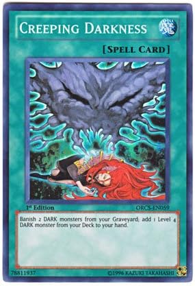 Amazon 遊戯王 英語版 Orcs En059 Creeping Darkness 忍び寄る闇 スーパーレア 1st Edition トレカ 通販
