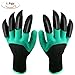 Philonext Garden Gloves with Claws Fingers - Uniex Gardening Genie Gloves with 8 Claws for Digging, Planting, Flowers Pruning & More