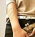 Upper Arm Cuff Chain Armlet Armband Bangle Bracelet Gold handmade bohemian boho vintage fashion
