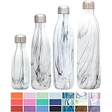 Simple Modern Wave Water Bottle - Vacuum Insulated Double Wall 18/8 Stainless Steel - 4 Sizes in 40+ Styles