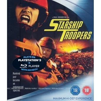 Starship Troopers Blu Ray Amazoncouk Casper Van Dien - 