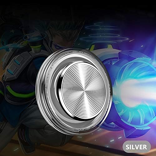 Avocado Trade Inc- Round Game Joystick for Mobile Phone Rocker Tablet Android iPhone Metal Button Controller Easy Chicken Dinner with Suction Cup