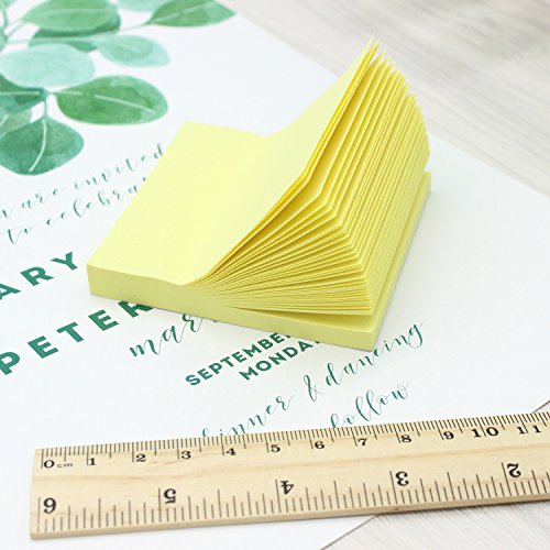Sticky Notes 3x3 Inches - 100 Sheets/Pad - 12 Pads/Pack, Self-Stick Pads by Vanpad - Thumbnail 3