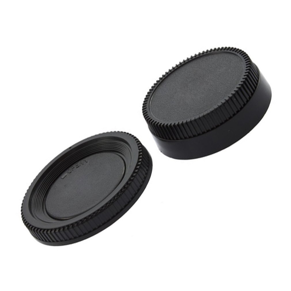 Leoboone Professional 58   22mm Camera Plastic Black Body Cover   Rear Lens Caps Cover for All Nikon DSLR Camera Protective Cover