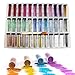 Cyrus Glitter 36pcs,Stationery Arts and Craft Glitter Glitter Powder Shake Jars,Great for Slime,Art and Crafts,Nail Art Polish,Scrapbooking,Paints,Assorted Color Kit,Non-Toxic,10ml