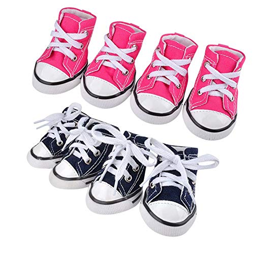 Goodtrade8 Clearance ❤️ Puppy Dog Shoes Costumes Pet Dog Clothes Denim Canvas Sneaker for Small Medium Large Dogs Girl Winter Apparel Supplies - Thumbnail 7