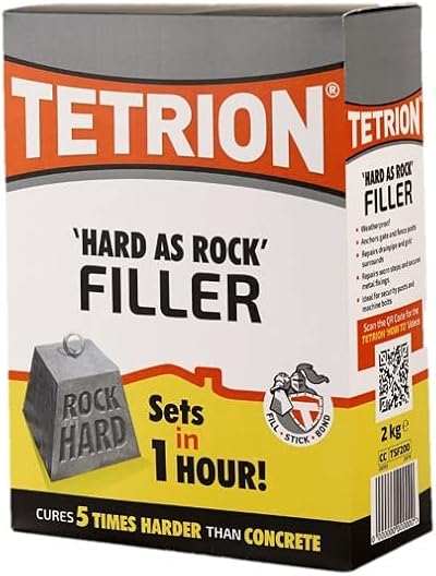 Tetrion Hard as Rock Filler 2kg Brand New Exterior Waterproof