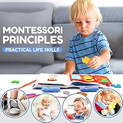 QUIET BOOK for Kids - Interactive Felt Busy Book