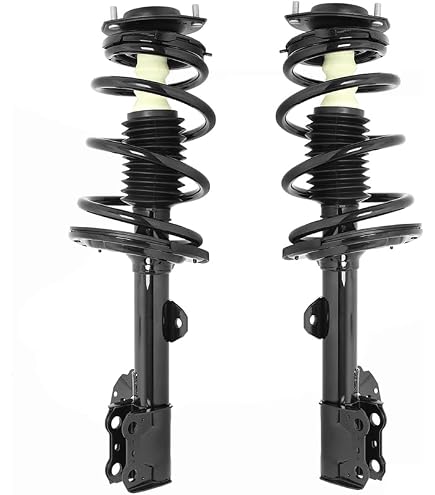Pair Of Front Complete Strut Assemblies For 2008-2010 Toyota Highlander – Includes Springs & Mounts