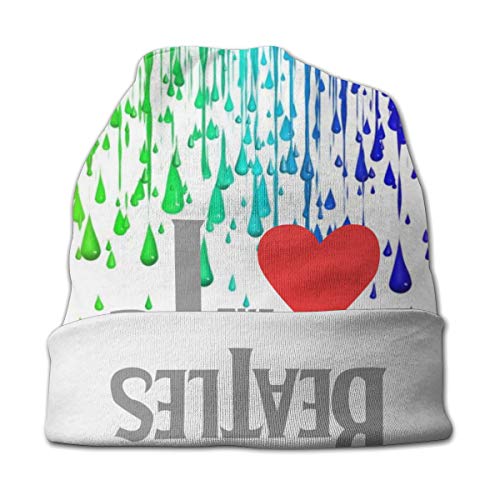 Homme Femme I Love The Beatles Logo Skull Cap – Casquette de Baseball Hat Beanie Chapeau pour Femme Hommes - Les Beatles, Paul McCartney, John Lennon, RIngo Starr, George Harrison Homme Femme I Love The Beatles Logo Skull Cap - Casquette de Baseball Hat Beanie Chapeau pour Femme Hommes – Image 4