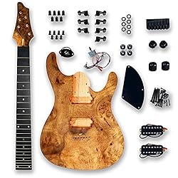 BexGears DIY 7 String Electric Guitar Kits Burl