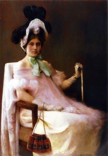 The 1830 Girl (also known as Portrait Of Miss M.P. In Louis Philippe Costume) - By Susan W - Canvas Prints 20" by 29" Unframed