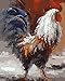 Wowdecor Paint by Numbers for Adults Beginner Kids, Number Painting - Rooster Chicken 40x50 cm - Wall Art Gifts (No Frame)