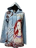 CRYSTAL ROCK ED HARDY Christian Audigier Women's Spring and Lys Rhinestone Hoodie ZCY (S)