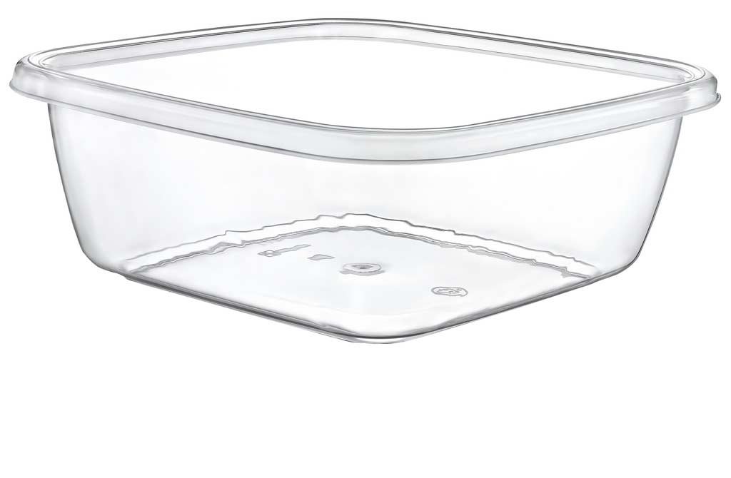 Maya Professional Tools 031102 Square Washbasin 8 Litres Transparent