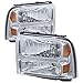 Aftermarket for 05-07 F250 350 450 Super Duty Crystal Headlights