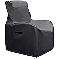 Skypatio Patio Chair Cover Waterproof, Outdoor Furniture Storage Cover for All Weather Protection (Black)