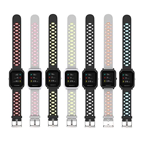 Amazon.com: LingStore 20mm Sports Silicone Wrist Strap ...