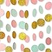 Hangnuo Circle Dots Paper Garland Backdrop Banner for Wedding Baby Shower Decoration - Pink, Mint, Glitter Gold, Small