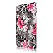 Cellularvilla Wallet Case for Samsung Galaxy S5 Active G870 Pu Leather Wallet Card Flip Open Pocket Case Cover Pouch (Black Pink Flower)