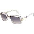 Cazal Legends Men's 6004 004 Clear/Gold Fashion Square Sunglasses 56mm
