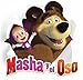 MASHA AND THE BEAR - Set of 2 Plush toys 