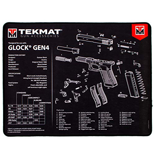 TekMat Ultra Cleaning Mat for use with Glock Gen 4