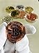 Bitcoin Deluxe Set (3 Pack) Gold Plated Bitcoin Replica Set - Heavy Plated 1oz Gold - Crafted Polished Mirror Finish - Includes Gold, Silver, and Bronze with Protective Acrylic Case