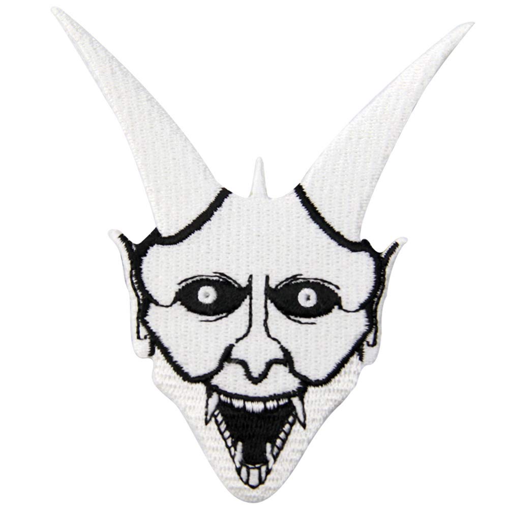 Oni Ghost Patch Embroidered Badge Iron On Sew On Emblem