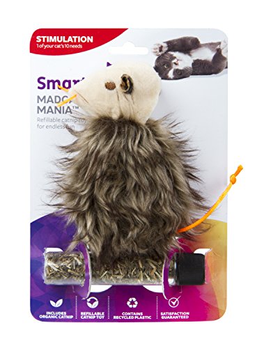 SmartyKat Madcap Mouse Cat Toy Refillable Catnip Toy