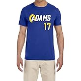 Blue Los Angeles Davante Adams Logo T-Shirt