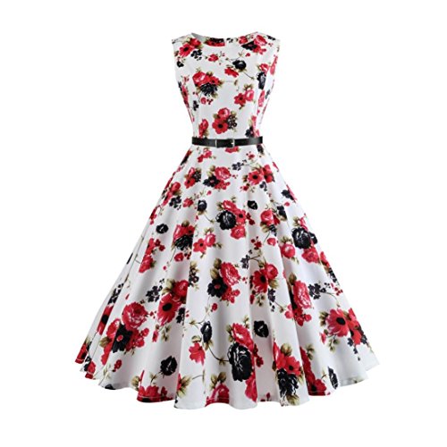 Estivi Donna Casual H Vestiti Abito Formale Eleganti Lunghi Vintage ...