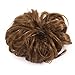 Scrunchy Bun Up Do Hair Chignons Hairpiece Ribbon Ponytail Extension Wavy Messythumb 2
