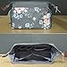 Makeup Bag/Travel Cute Cosmetic Pouch Storage/Brush Holder Toiletry Kit Fashion Women and Girl Waterproof Jewelry Organizer with Zipper Pencil Carry Case Portable Cube Purse (Deep Grey)