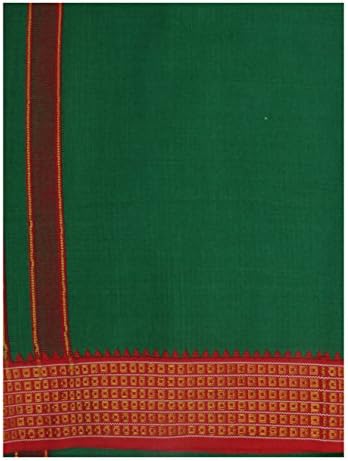 Bellekart Premium Quality Men's Cotton Dhoti (Green)