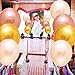 Party Balloons, 12” 60Pcs Gold&Pink&Champagne Gold Party Balloon Decoration Supplies - Great Glitter Rose Gold Assorted Color globos for Birthday/Engagement/Bridal/Wedding/Graduation/Proms/Baby Shower