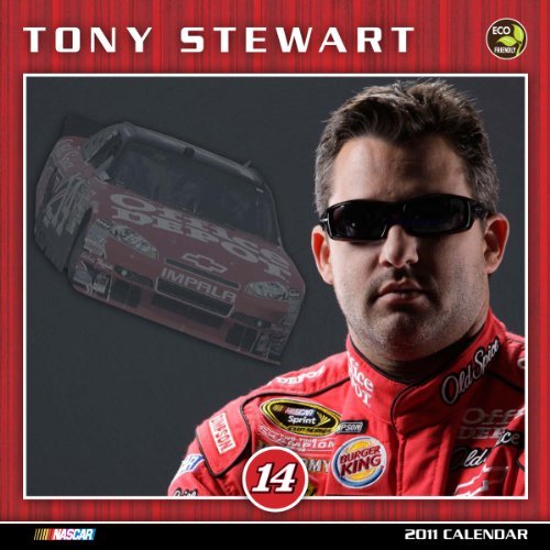 Tony Stewart 2011 Wall Calendar (Nascar) by TF Publishing (2010-07-15) by 