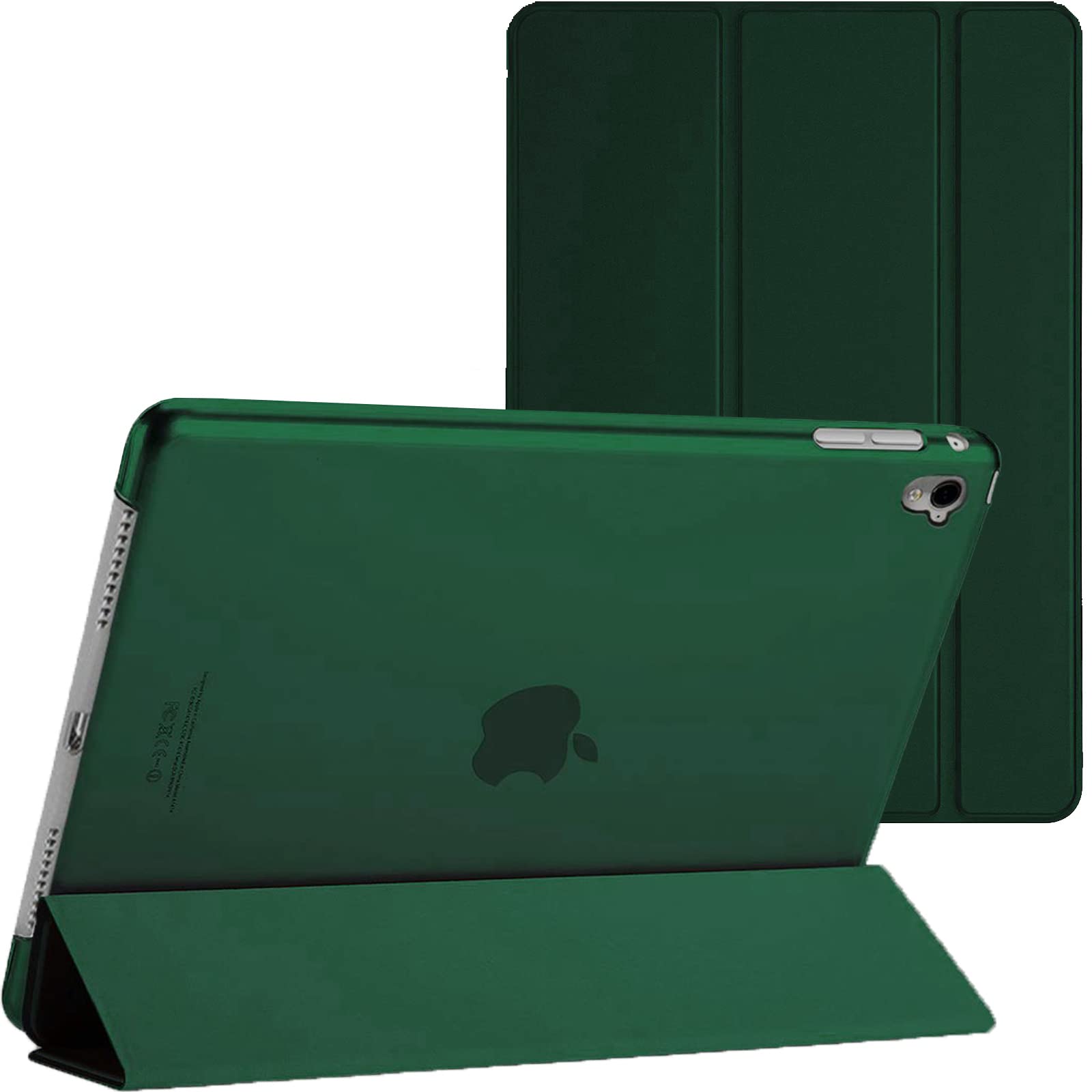 Slim Smart Stand Case Magnetic Cover For Apple iPad10.2 7th Generation (Model A2200, A2198, A2232) Smart Case with Automatic Magnetic Wake/Sleep (Emerald Green)