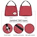 Aosbos Lunch Bags for Women Casserole Dish Igloo Lunch Box Insulated Lunchbox Lunch Tote Bag Food Cooler Bag Adult Lunch Box Bento Box Bag Reusable Meal Prep Bag (Red Dots)
