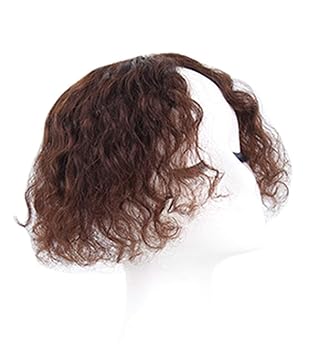 Amazon Com Topjin 25cm Seamless Handmade Top Curly Human Hair