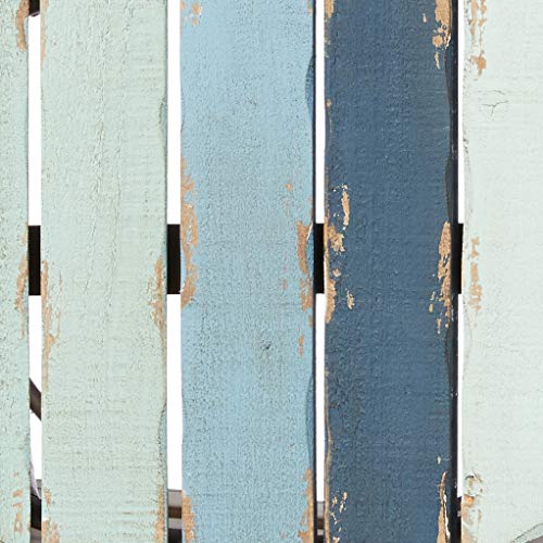 KALALOU Painted Wood and Metal Fish Counter Stool, One Size