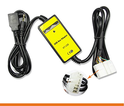 Car CD Changer Adapter USB Aux-in Adapter MP3 Player Radio Interface For Honda Accord Civic Odyssey S2000
