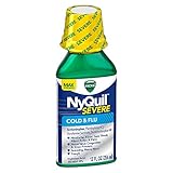 Nyquil Vicks Severe Cold & Flu Nighttime Relief Liquid, 12 Ounce