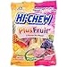 Hi-Chew Plus Fruit 2-in-1 Flavor Chewy Candy, Mango and Pineapple, Cranberry and Grape, Pack of 2