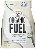 Organic Valley Organic Fuel Milk Protein Shake - Vanilla - 11 Ounces, 12Ct